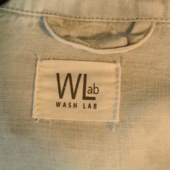 Wash Lab Denim Shirtdress In Ash Grey SIZE L#2608* - Picture 7 of 9